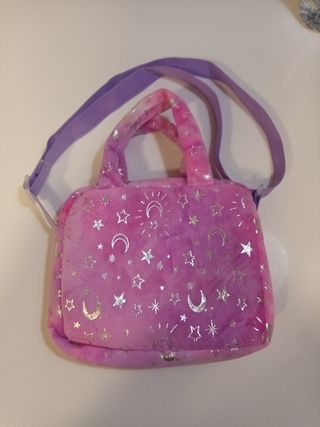 Bolso infantil de unicornio con asas y correa
