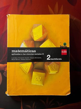 Matemáticas sociales 2 BACH