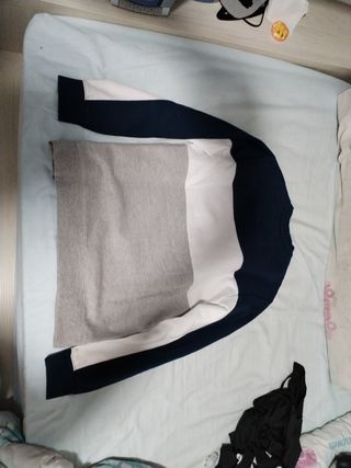 Jersey Pull&Bear S Azul/Gris Nuevo