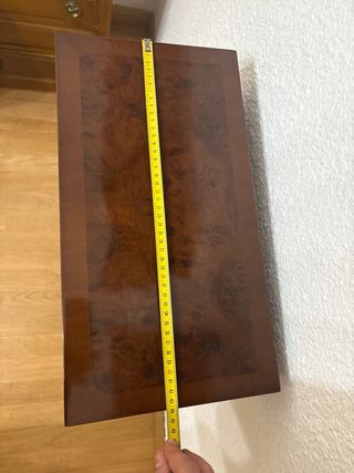 Mueble consola auxiliar madera y metal