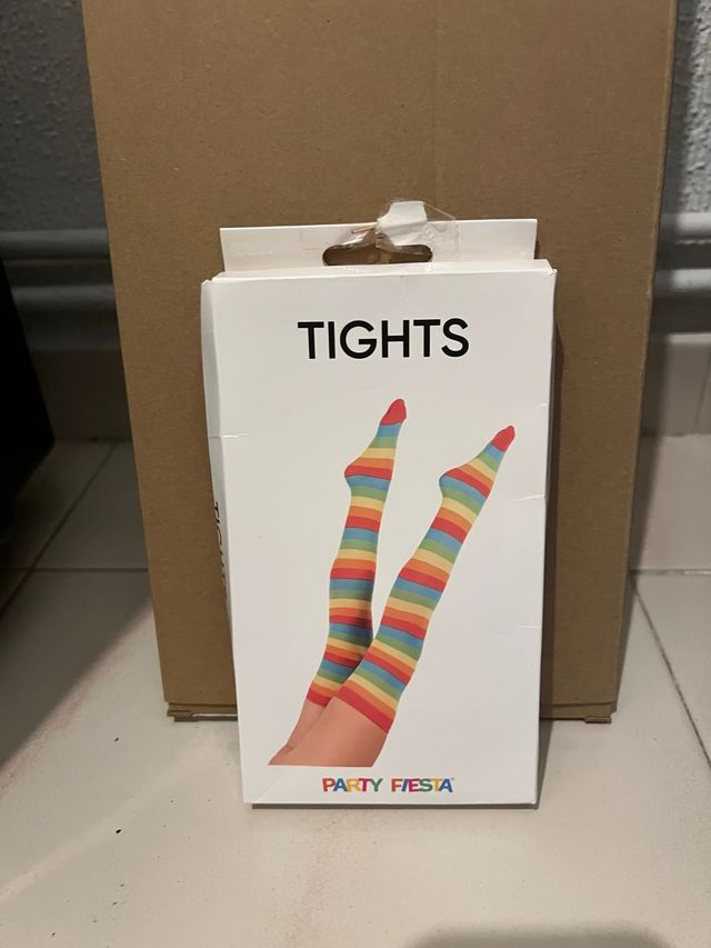 Medias de pierna de colores Party Fiesta

