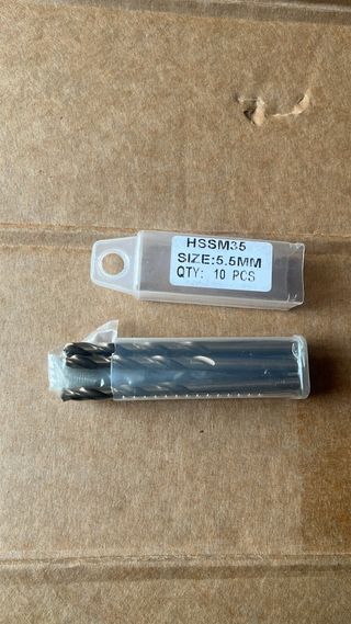 10 Brocas HSS M35 Cobalto 5.5mm