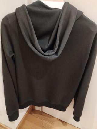 Sudadera Converse Gris con Cremallera