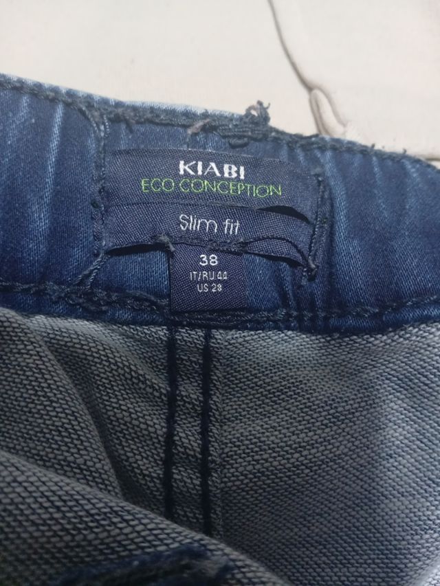 Pantalón vaquero azul hombre