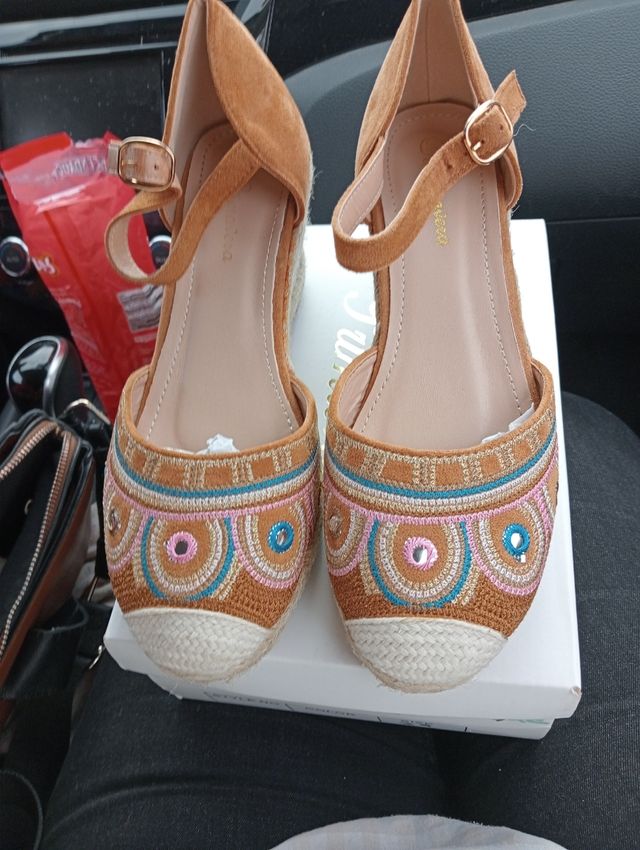 Cuñas esparto talla 39