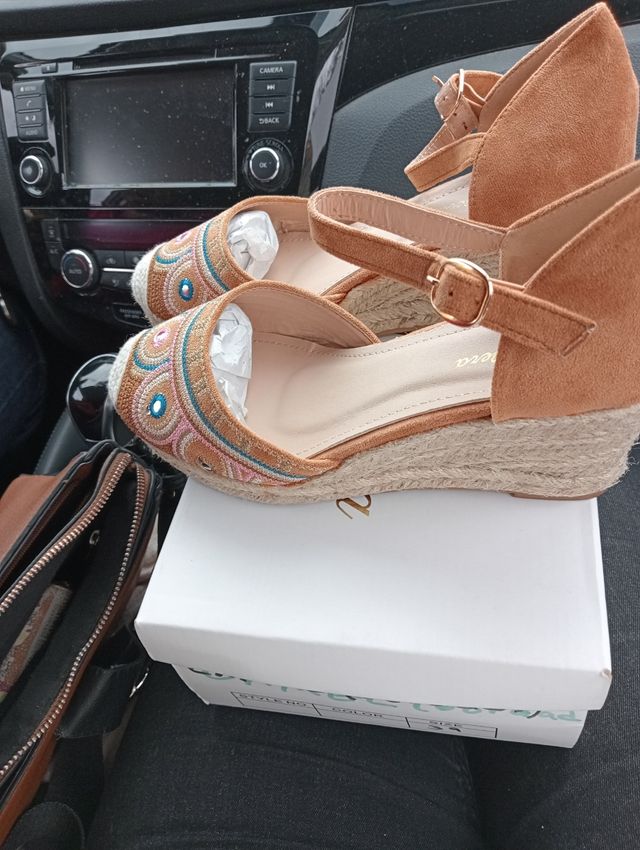 Cuñas esparto talla 39