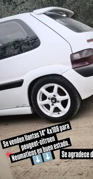 Llantas 14 4x108 Peugeot-Citroen