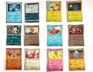 12 Cartas Pokémon Japonesas Auténticas
