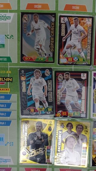 Lote cromos Real Madrid Adrenalyn XL