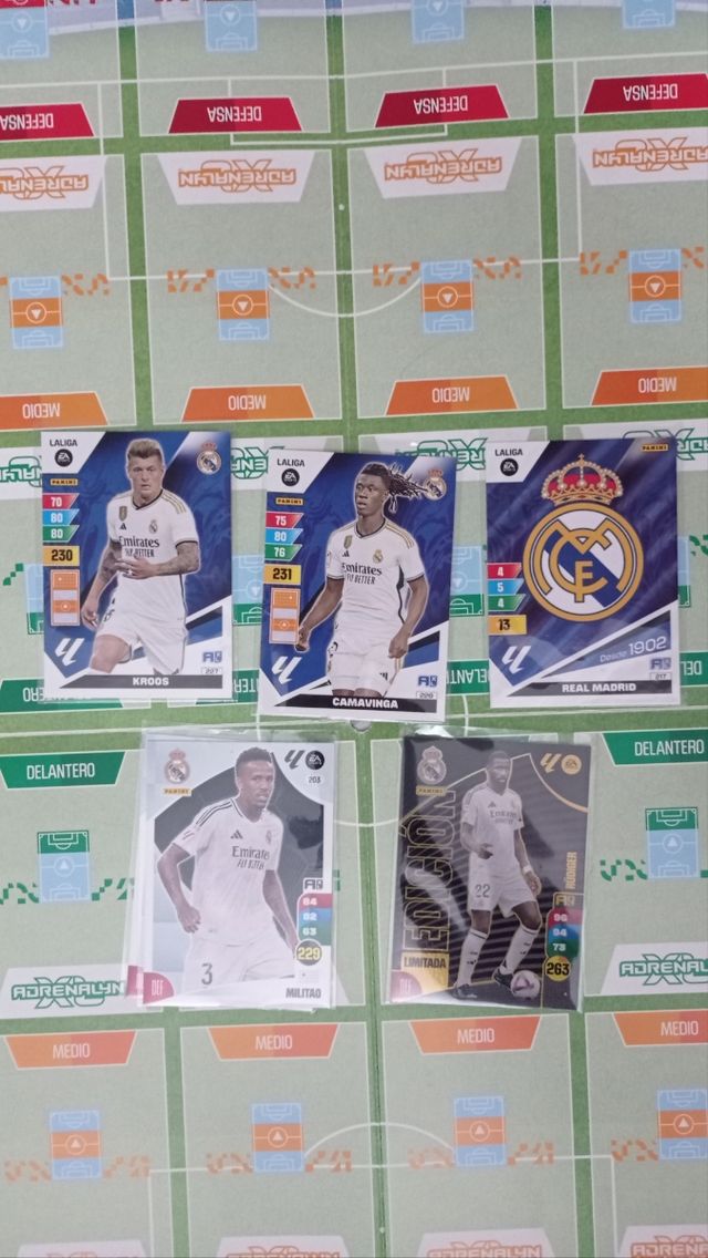 Lote cromos Real Madrid Adrenalyn XL