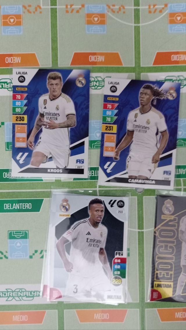 Lote cromos Real Madrid Adrenalyn XL