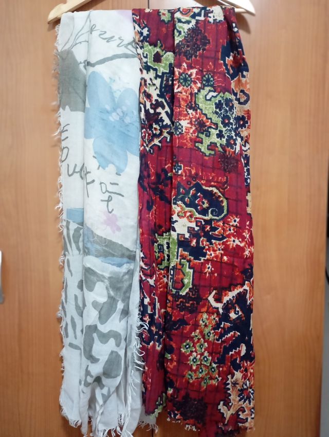 Pañuelos estampados multicolor