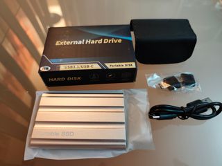 Disco Duro Externo SSD 2TB USB 3.1/USB-C