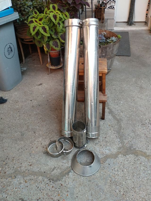 Tubos de chimenea de  acero inoxidable
