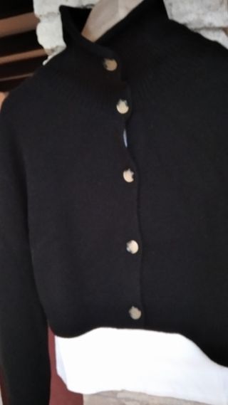 Jersey  Massimo Dutti Lana 100% + Camisa blanca.