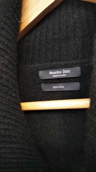 Jersey  Massimo Dutti Lana 100% + Camisa blanca.