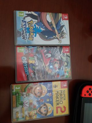 Nintendo Switch + Accesorios Poco Uso