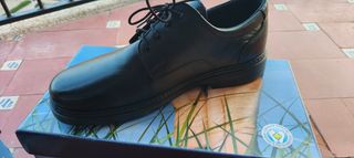Zapatos hombre pie diabético negros