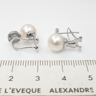 Pendientes TYNEL Oro 18K con Perlas y brillantes