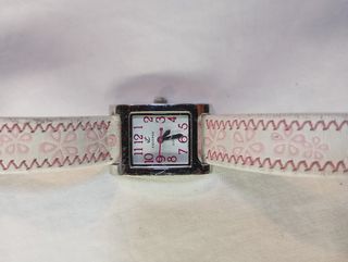 Reloj Calypso Cuadrado Rosa y Blanco