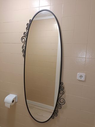 Espejo Ovalado IKEA Negro 150 de alto