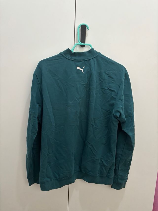 Cortavientos Puma verde y morado