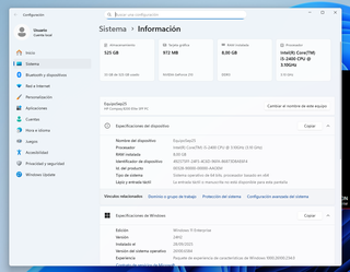 Ordenador HP Intel i5 + SSD + Win11  + Office 2021