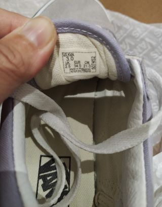 Zapatillas Vans Moradas Talla 34