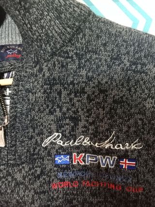 Chaqueta Paul & Shark gris multicolor