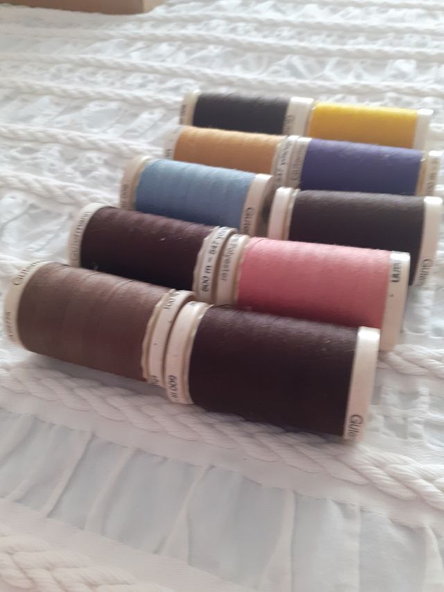 Lote 10 Bobinas Gutermann 500m