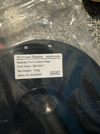 Filamento PA-6 Carbon Fiber 1kg