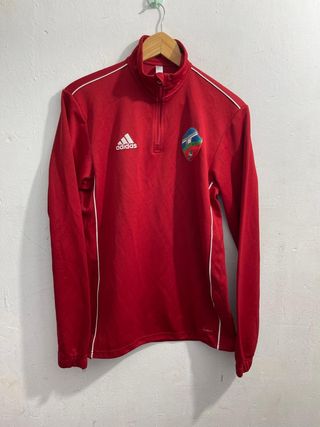 ¡¡OFERTA!! Talla S Sudadera Adidas Roja Climalite 