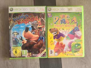2 Juegos Xbox 360: Banjo-Kazooie y Viva Piñata