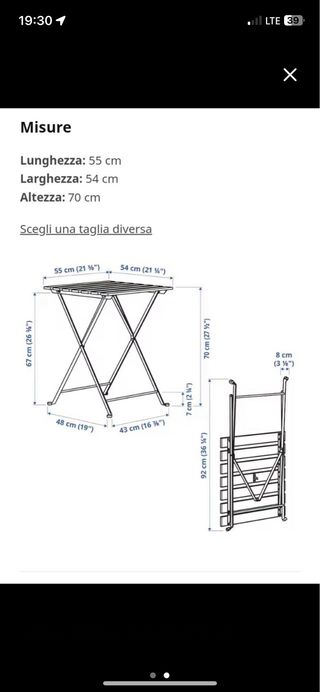 Mesa plegable exterior Ikea