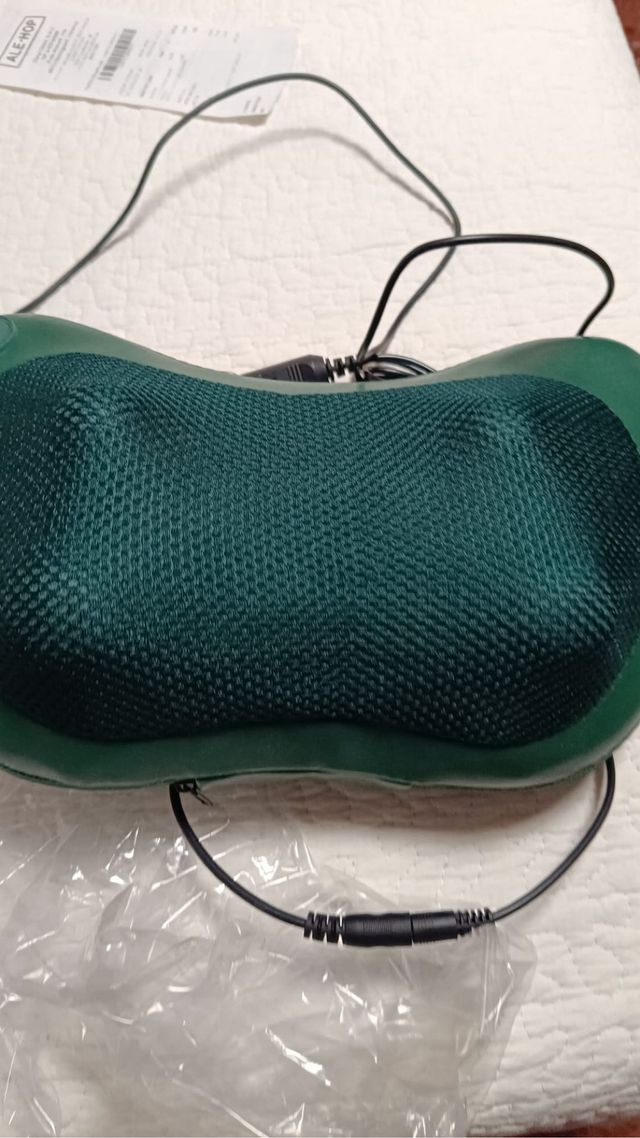 Masajeador de cuello verde