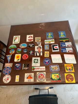 Lotto di adesivi vintage