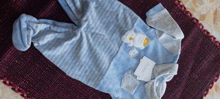 Tutina ciniglia neonato 1-3 mesi