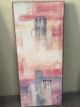 Tríptico de cuadros abstractos