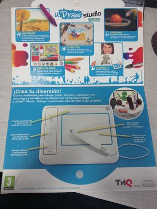 Tablet Dibujo Wii UDraw Nintendo