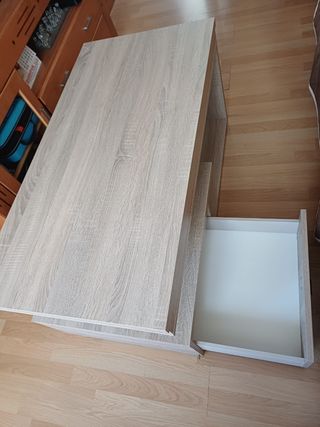 Mesa de salón elevable madera