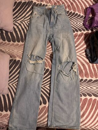 Pantalón vaquero acampanado Pull&Bear T-XS
