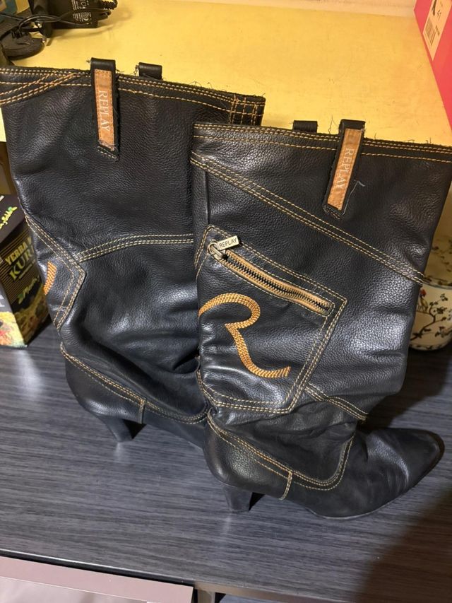 Botas Replay Negras 