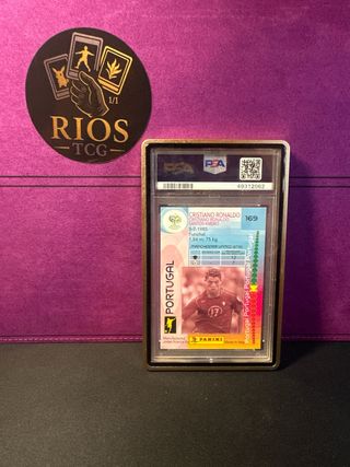 Card Panini Cristiano Ronaldo Mundial Alemania PSA