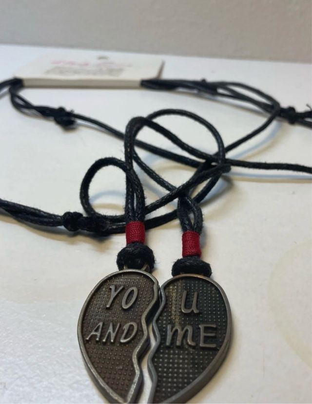 Collana You and Me cuore spezzato
