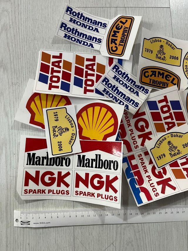 Autocolantes Vinil Transparente Vários Temas