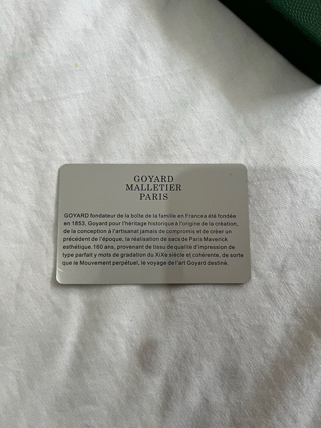 Tarjetero Goyard Negro