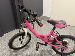 Bicicleta Niña B-PRO 14 pulgadas rosa
