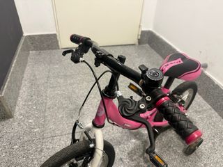 Bicicleta Niña B-PRO 14 pulgadas rosa