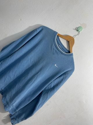 ¡¡OFERTA!! Talla L Sudadera Nike Azul Vintage