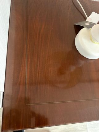 Secreter clásico caoba con marquetería